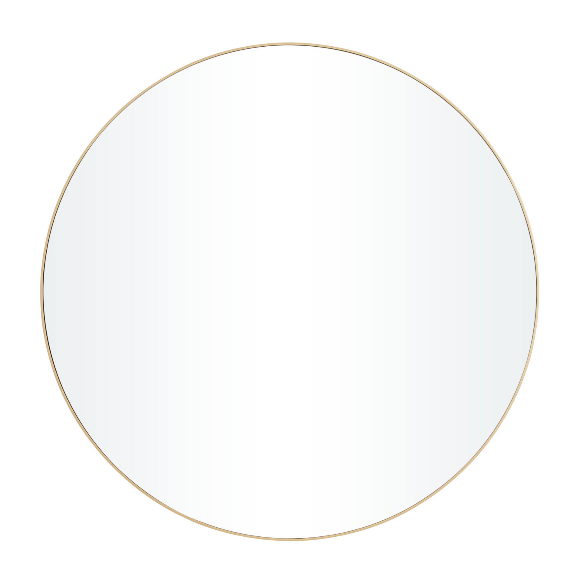 Gold Contemporary Wall Mirror, 42" x 2" x 42"